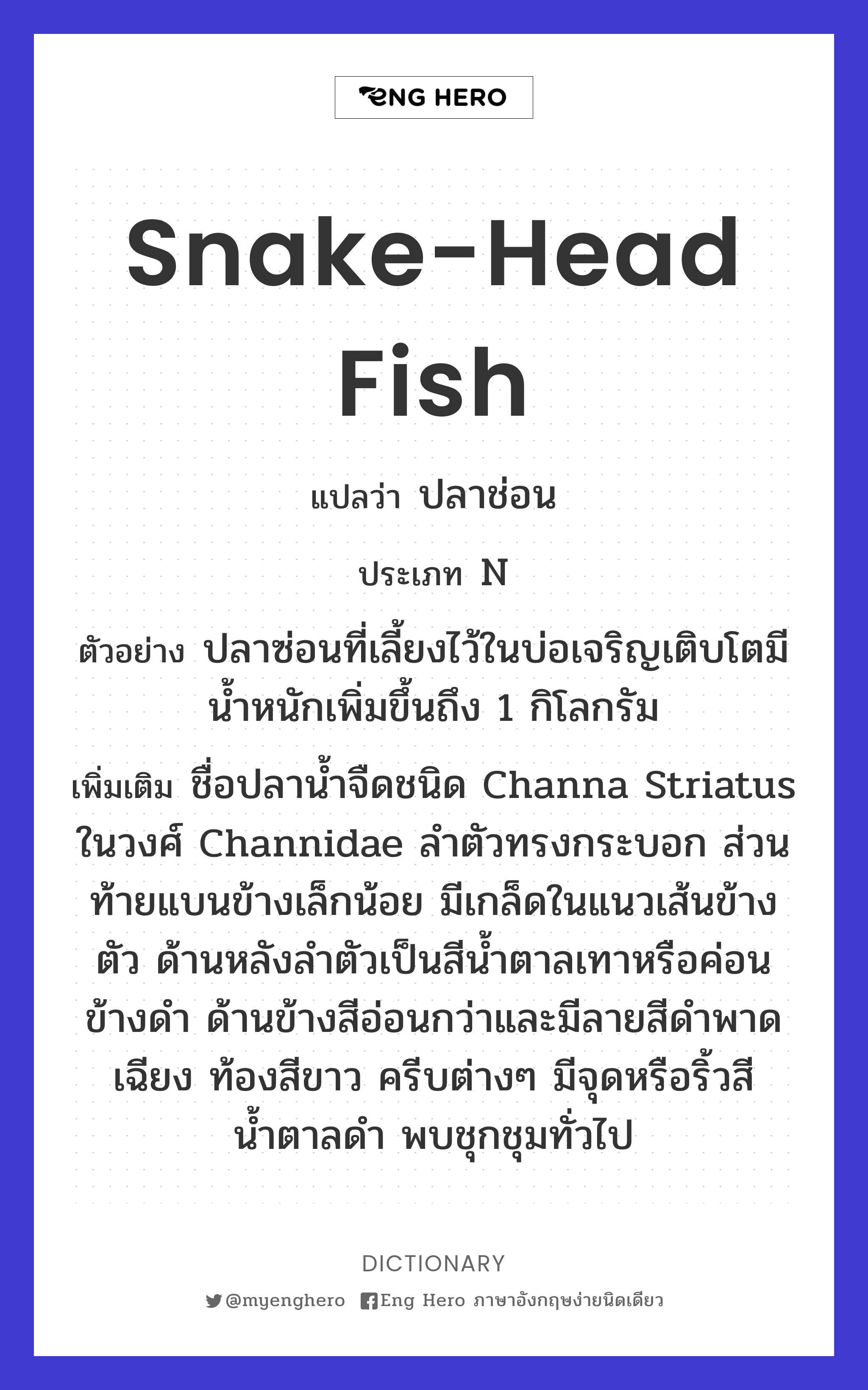 snake-head fish