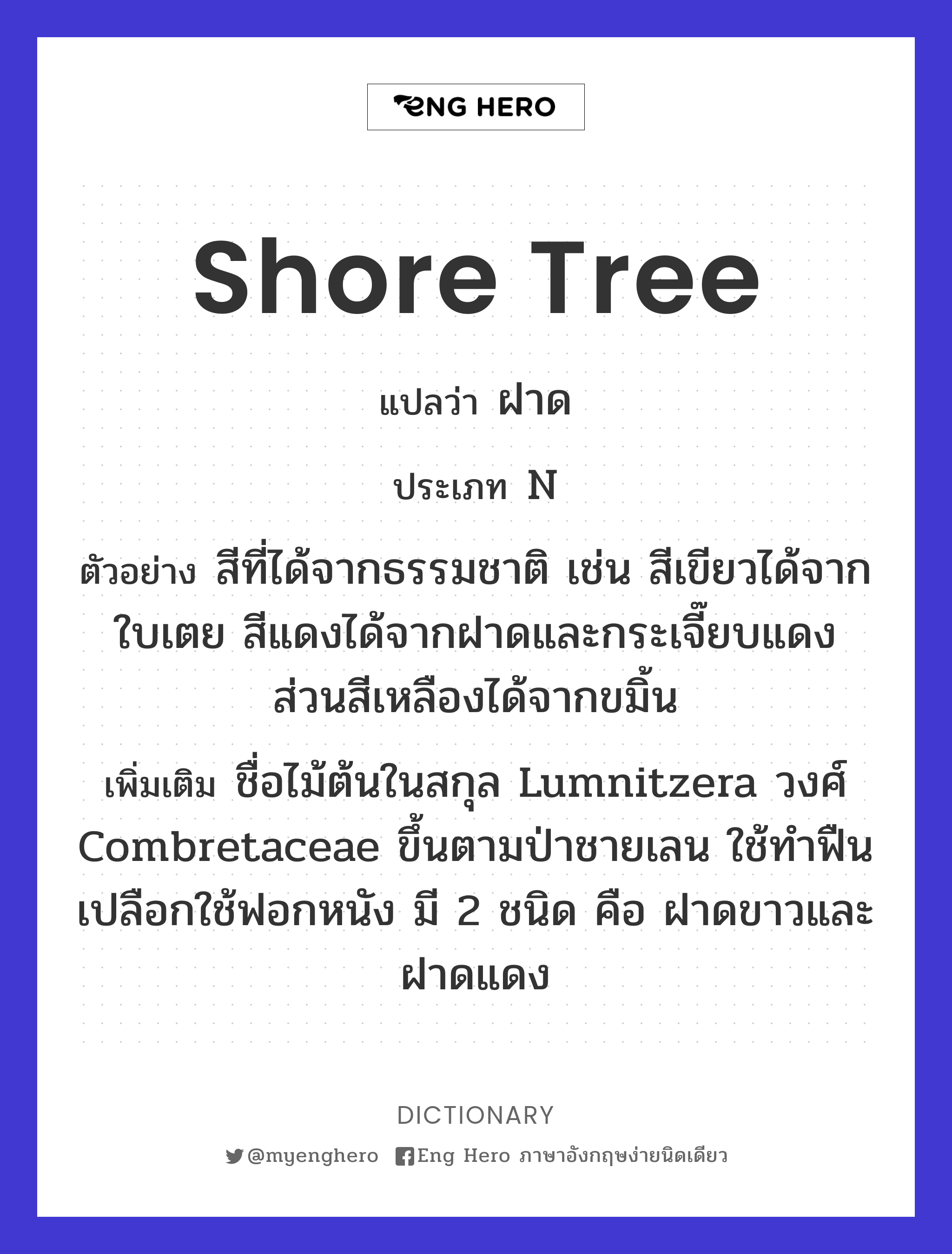 shore tree