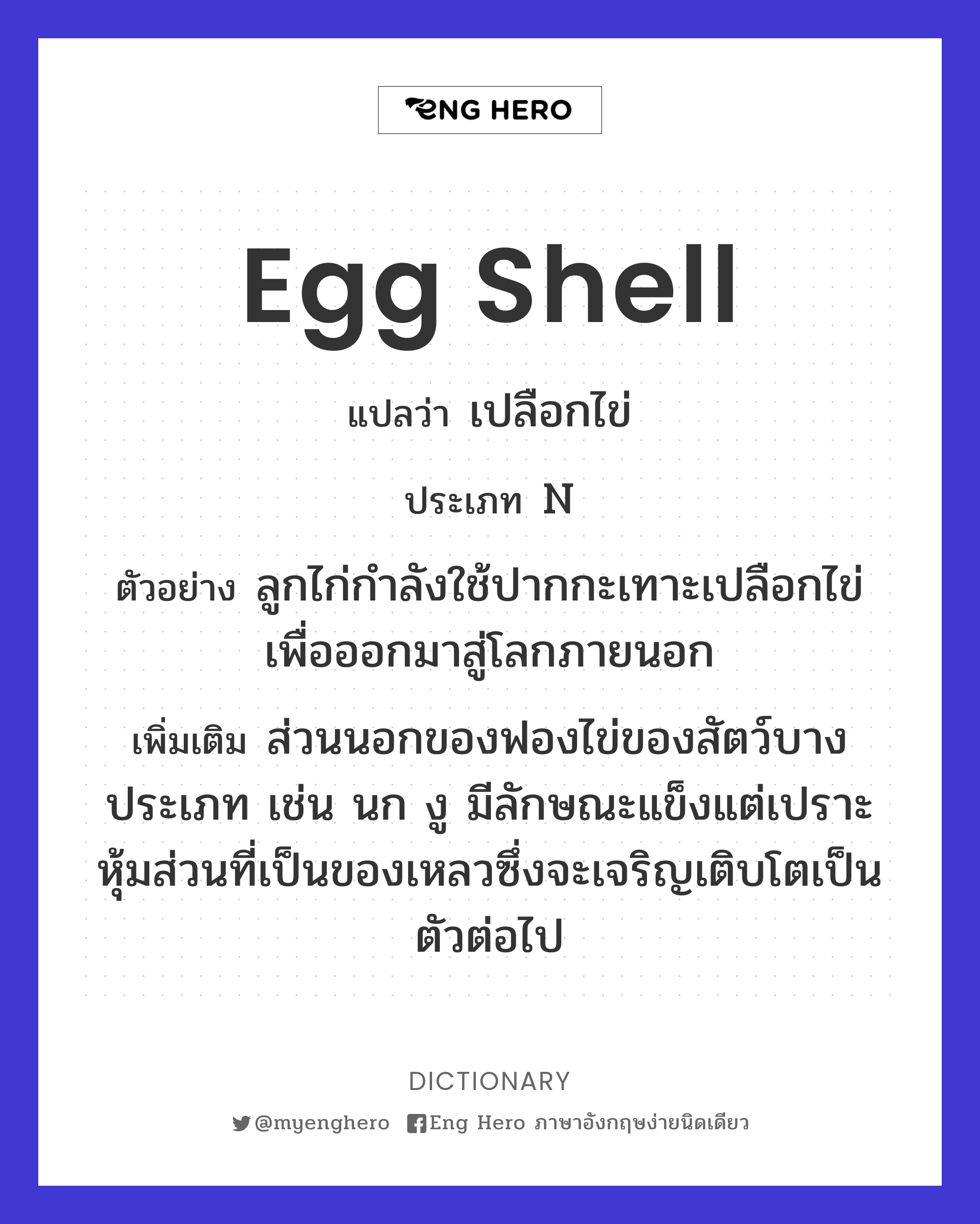 egg shell