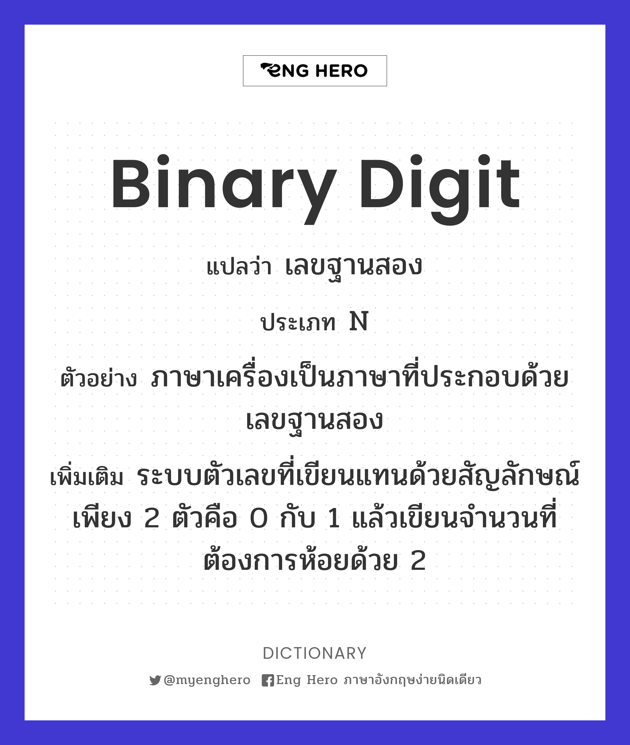 binary digit
