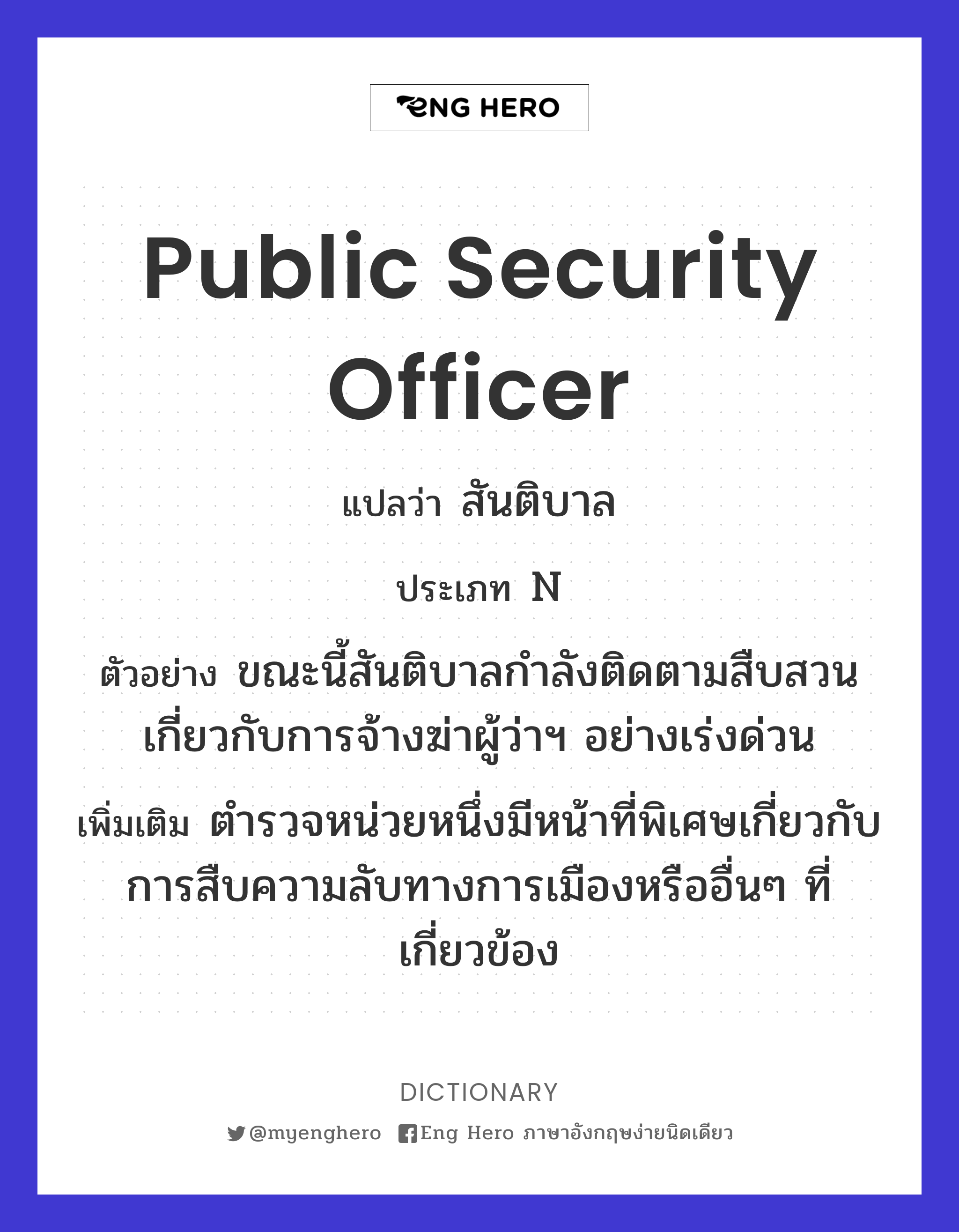 public security officer