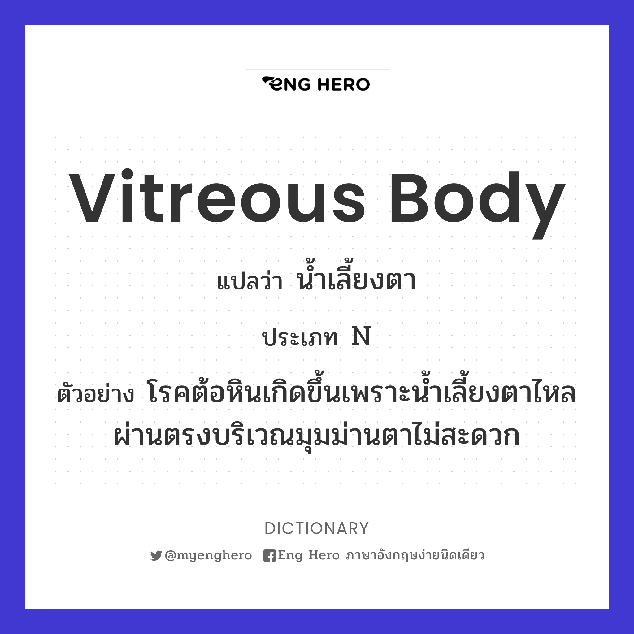 vitreous body