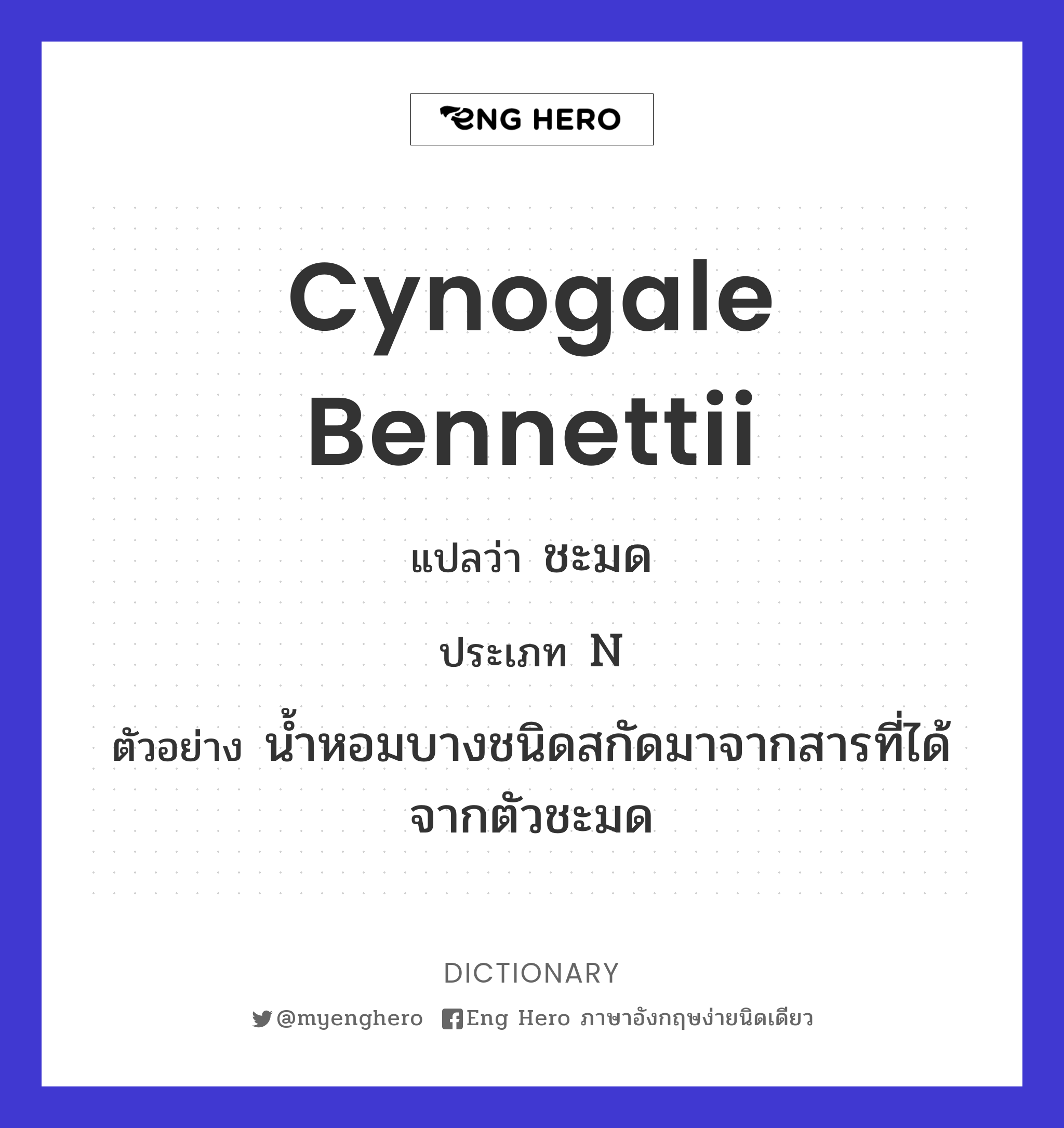 Cynogale bennettii