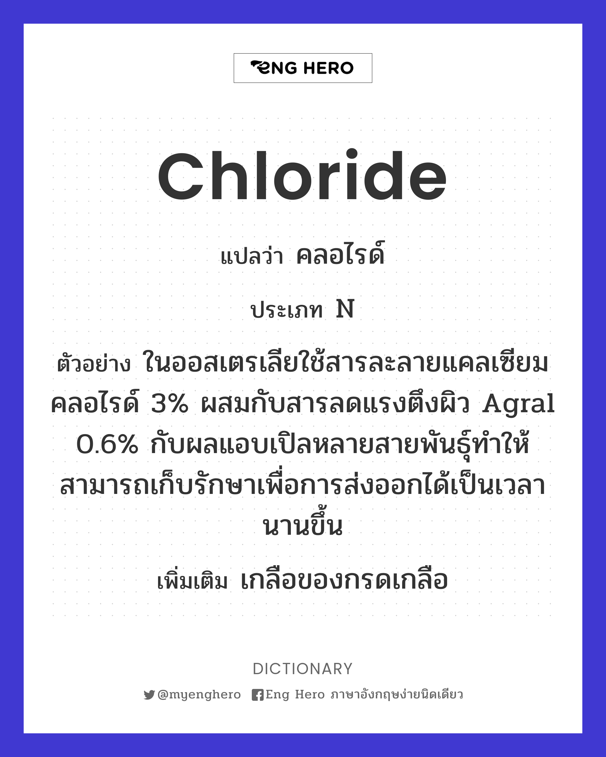 chloride