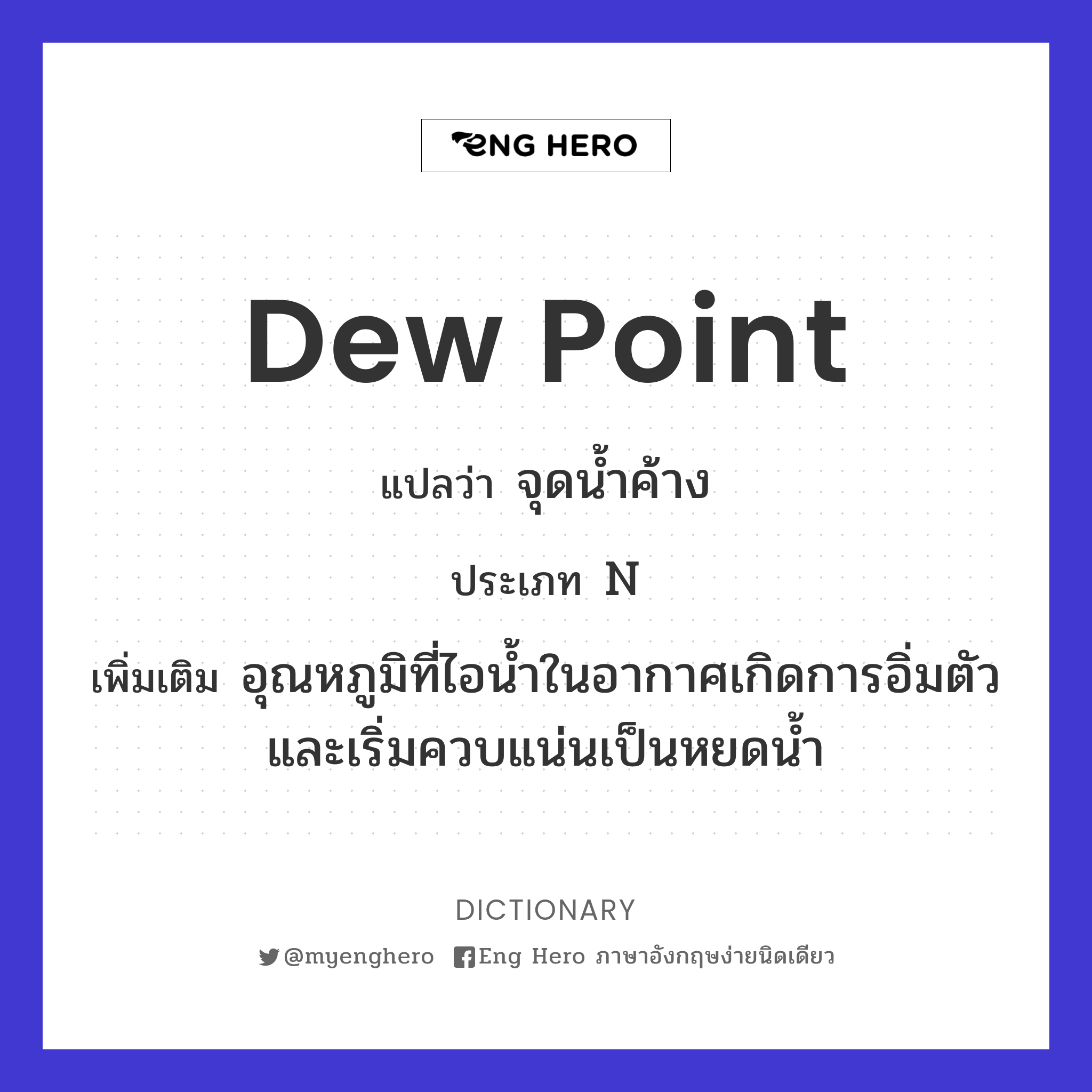dew point