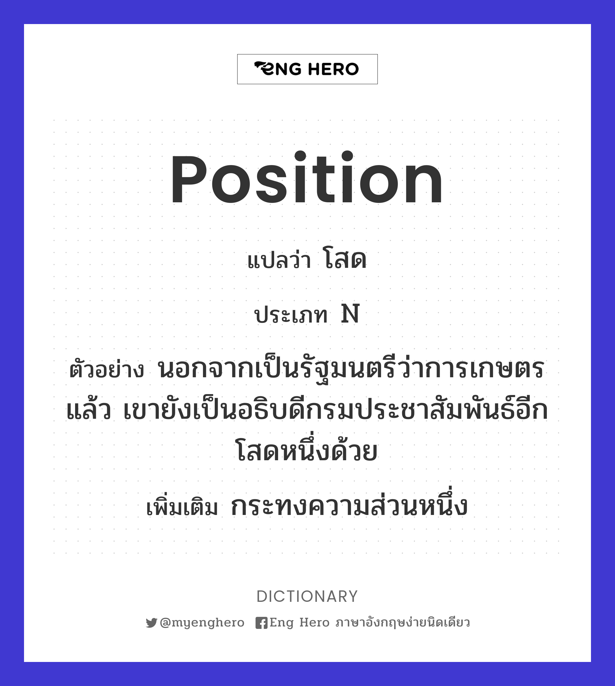 position
