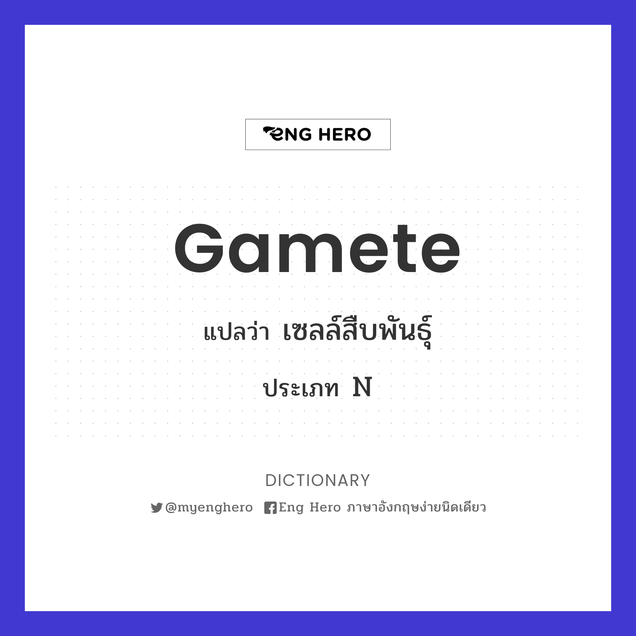 gamete