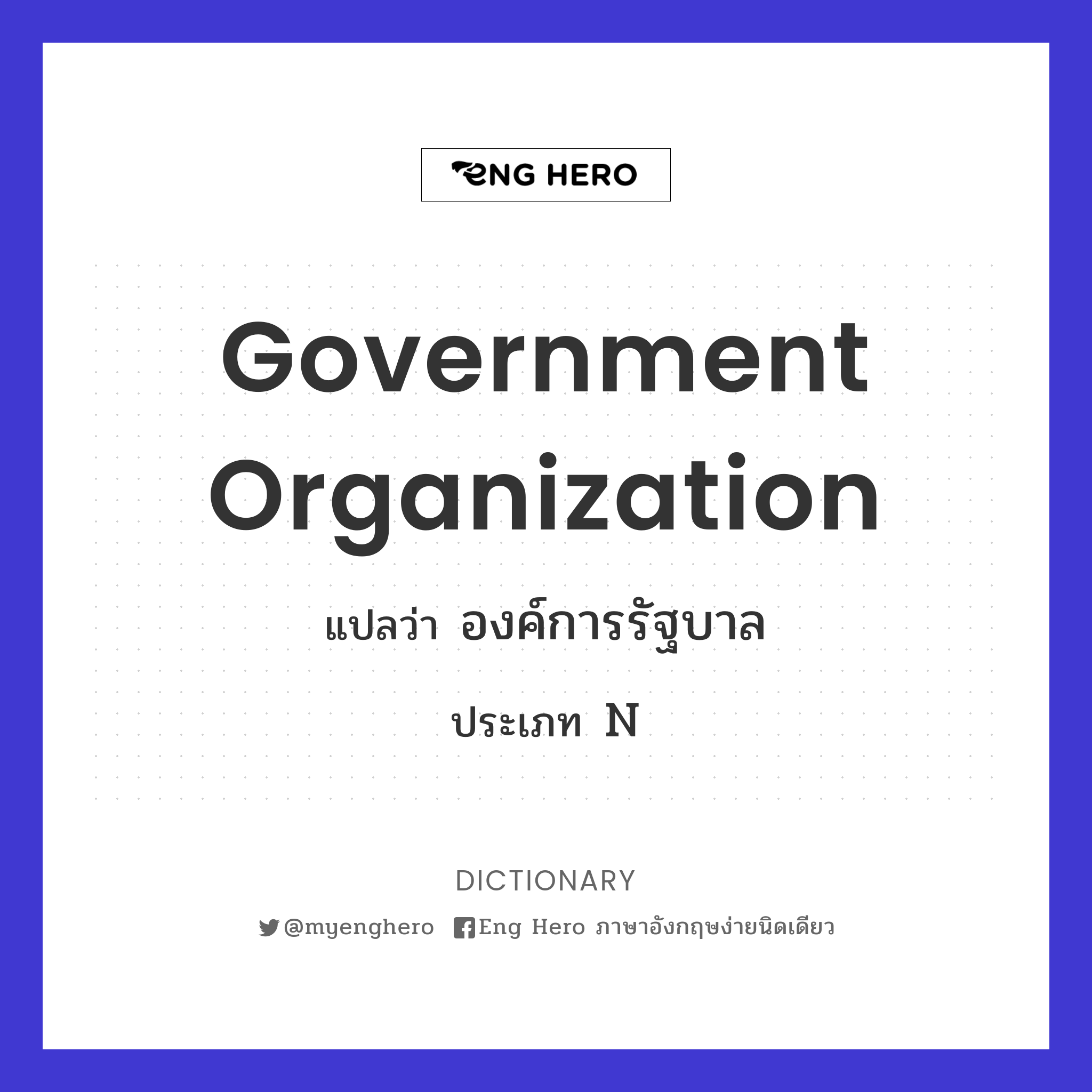 government organization