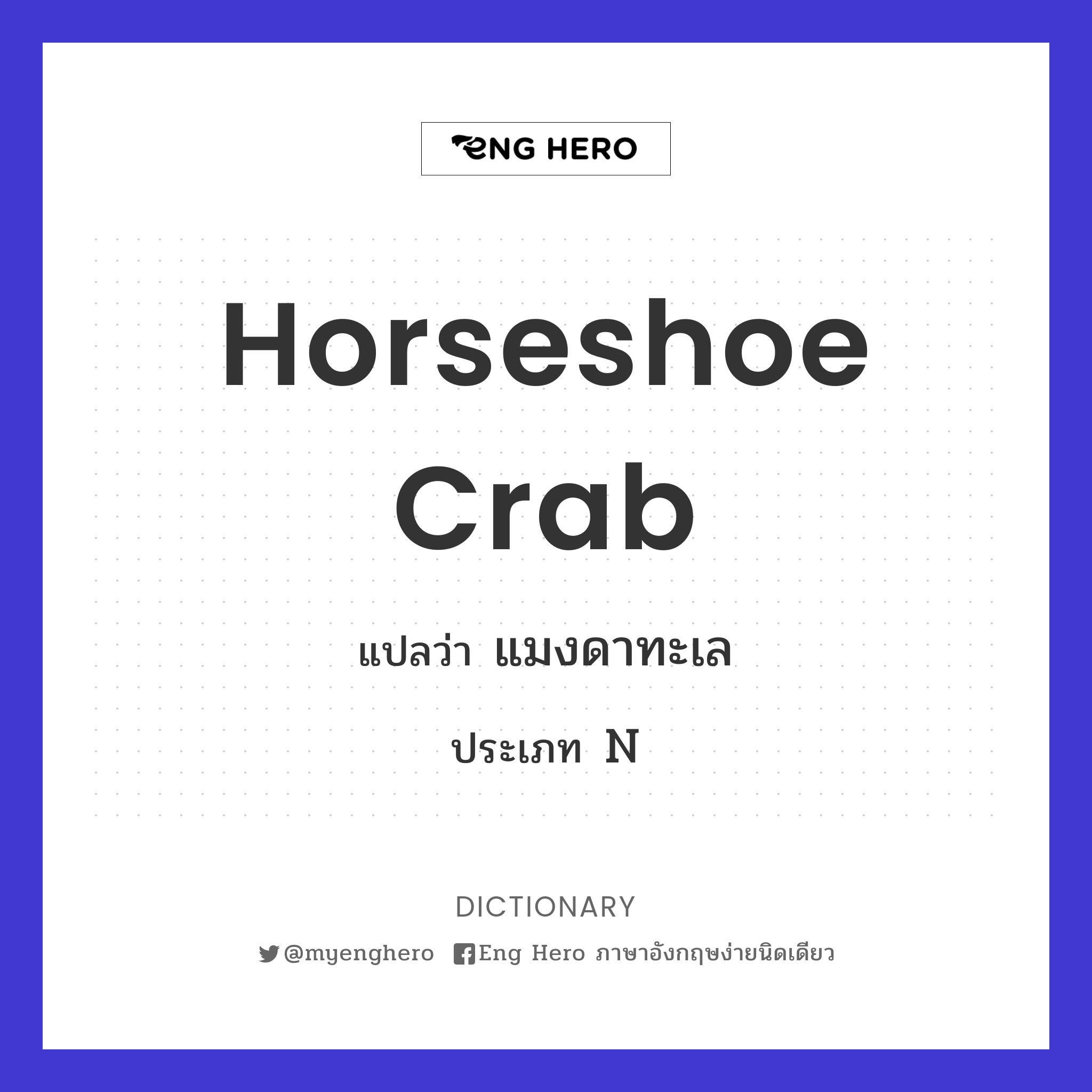 horseshoe crab