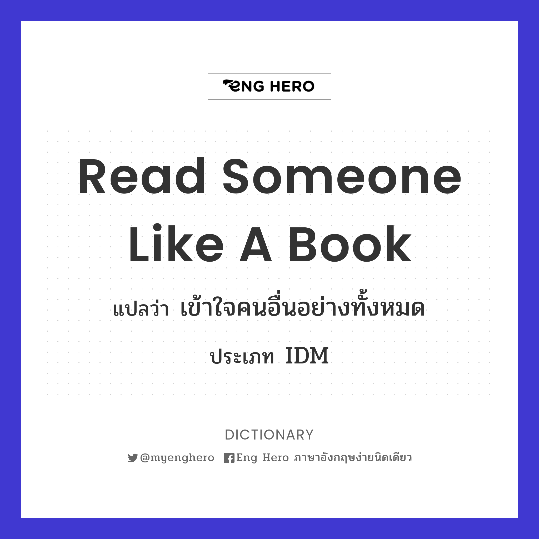 read someone like a book