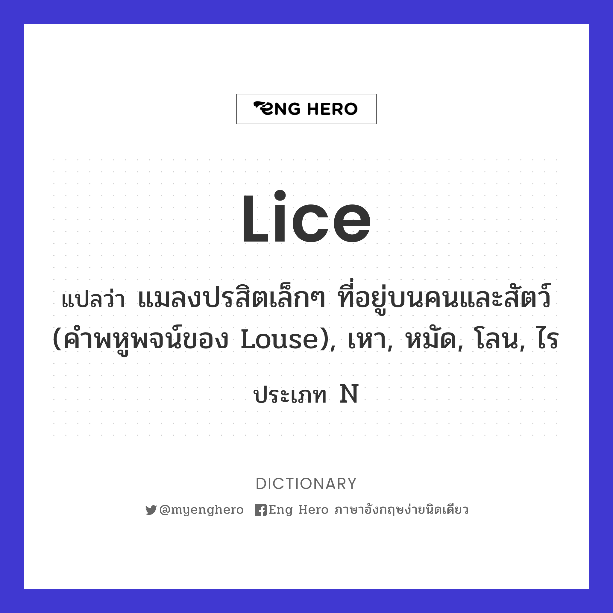 lice