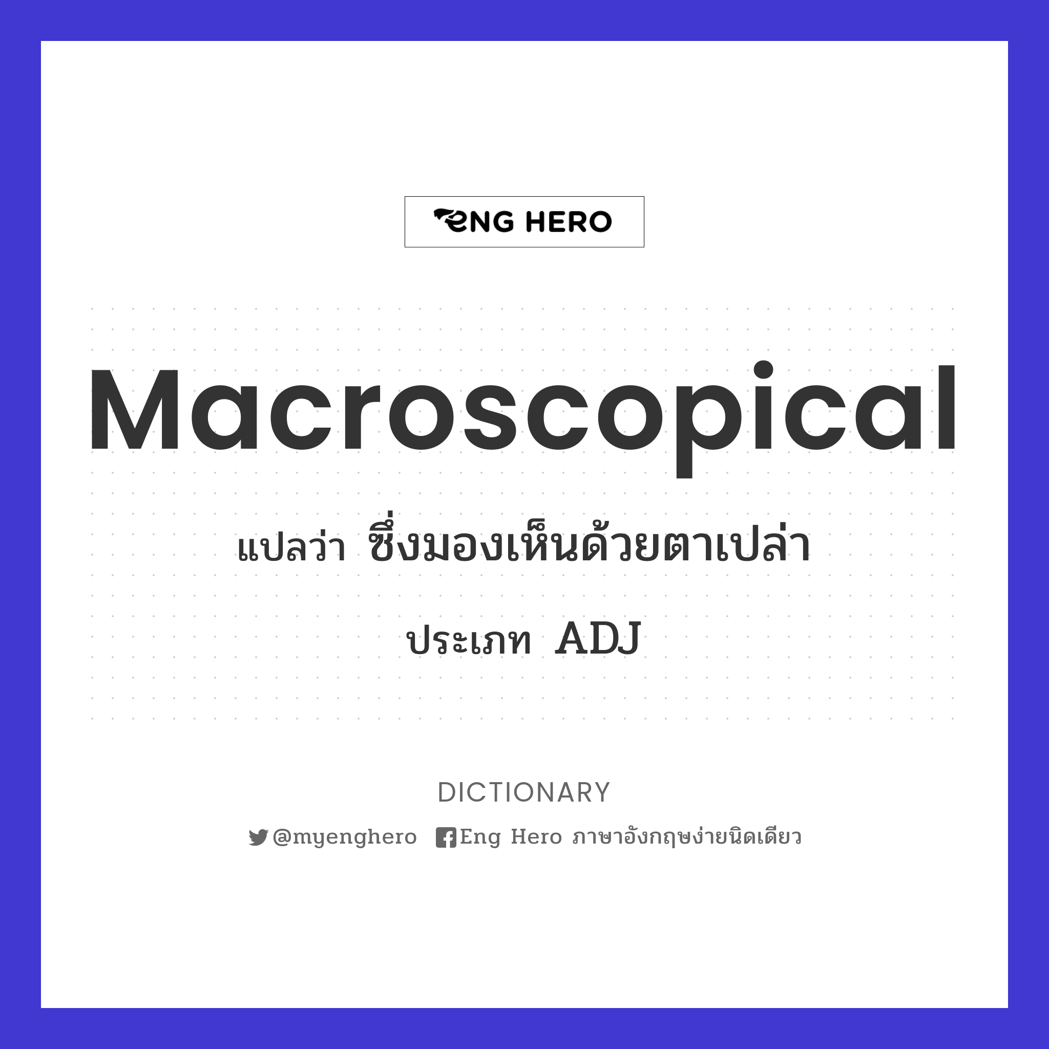 macroscopical