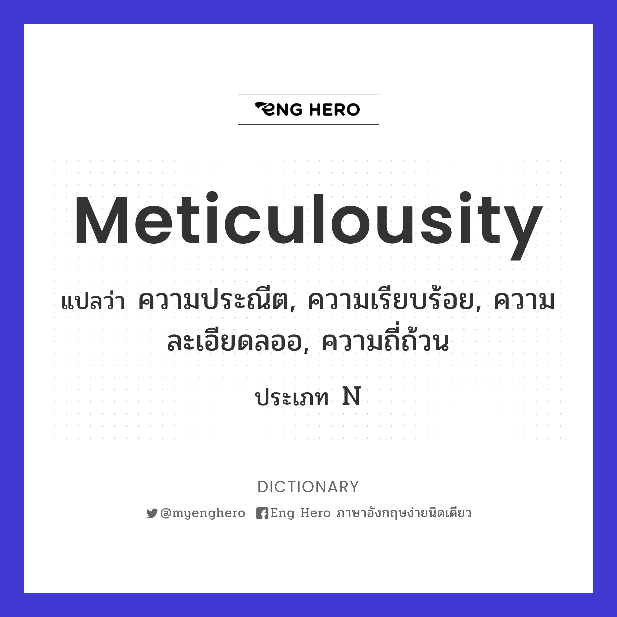 meticulousity