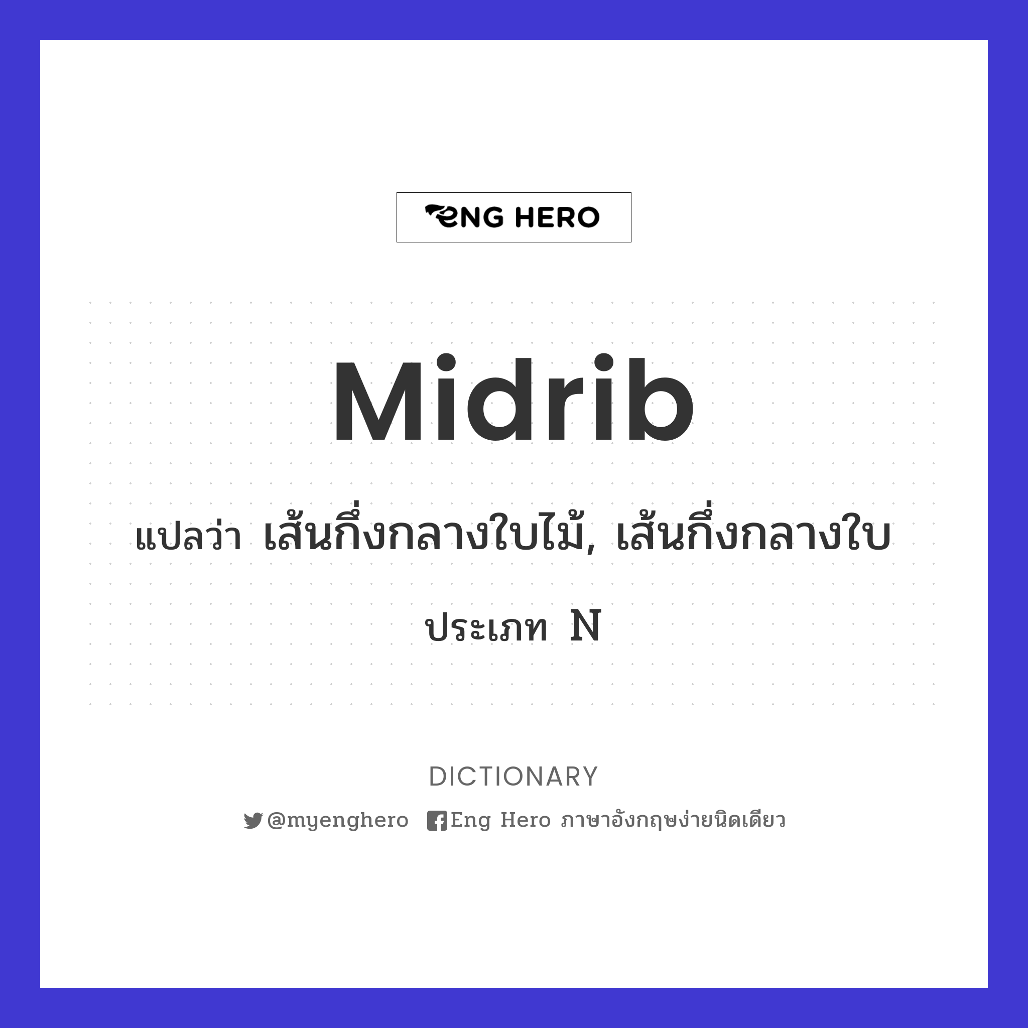 midrib