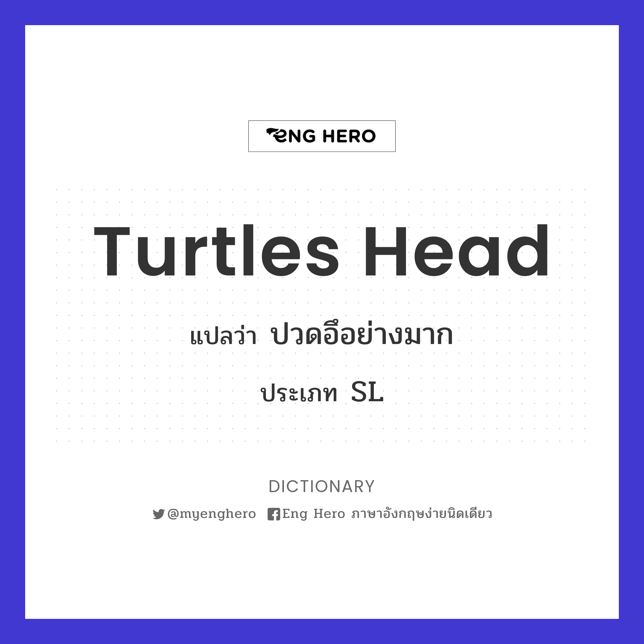 turtles head