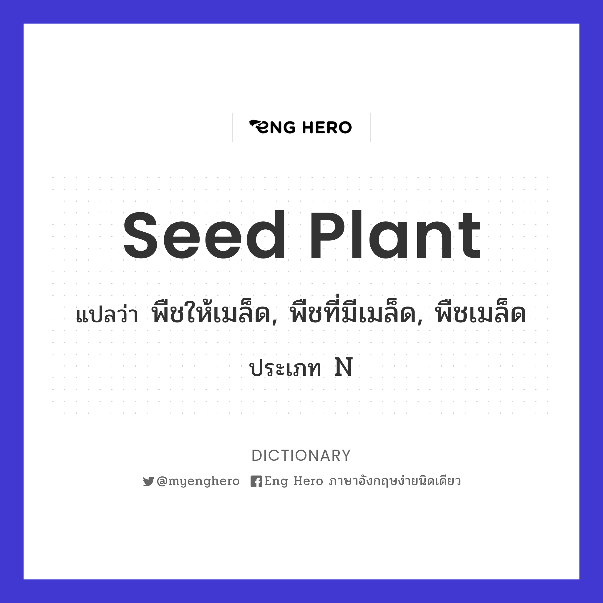 seed plant