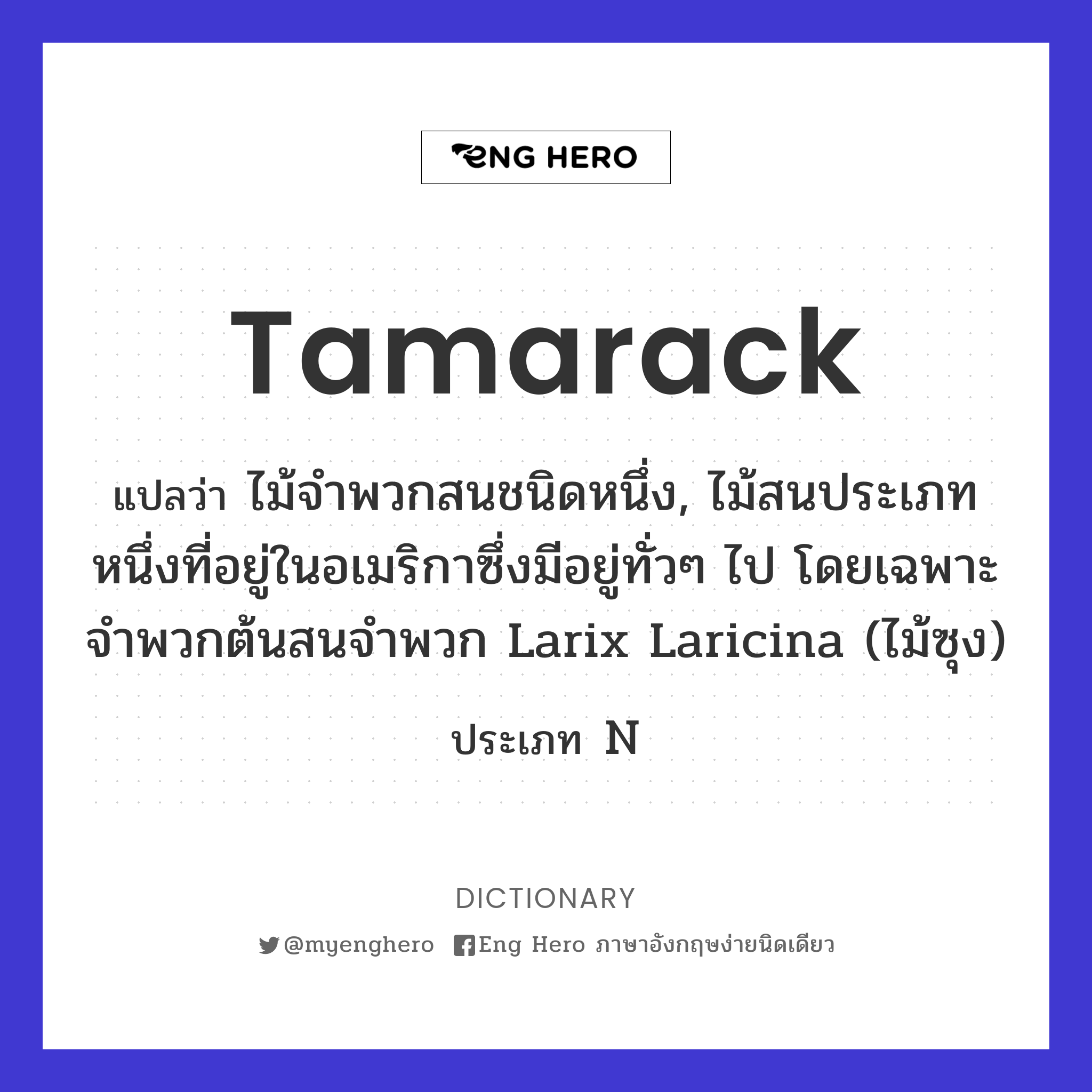 tamarack