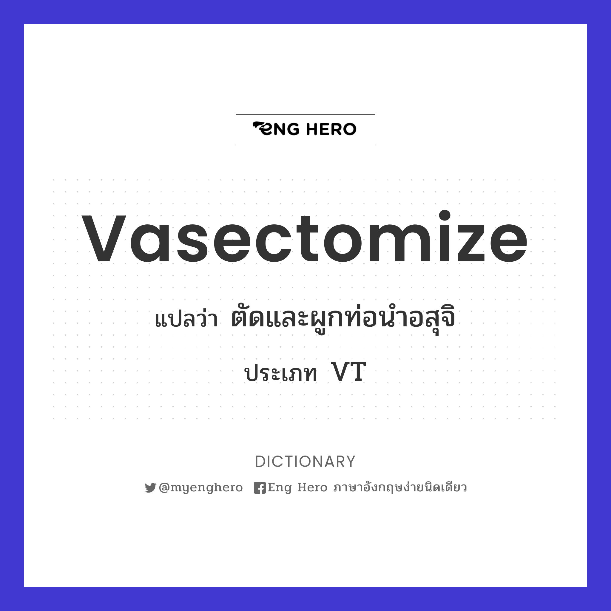 vasectomize