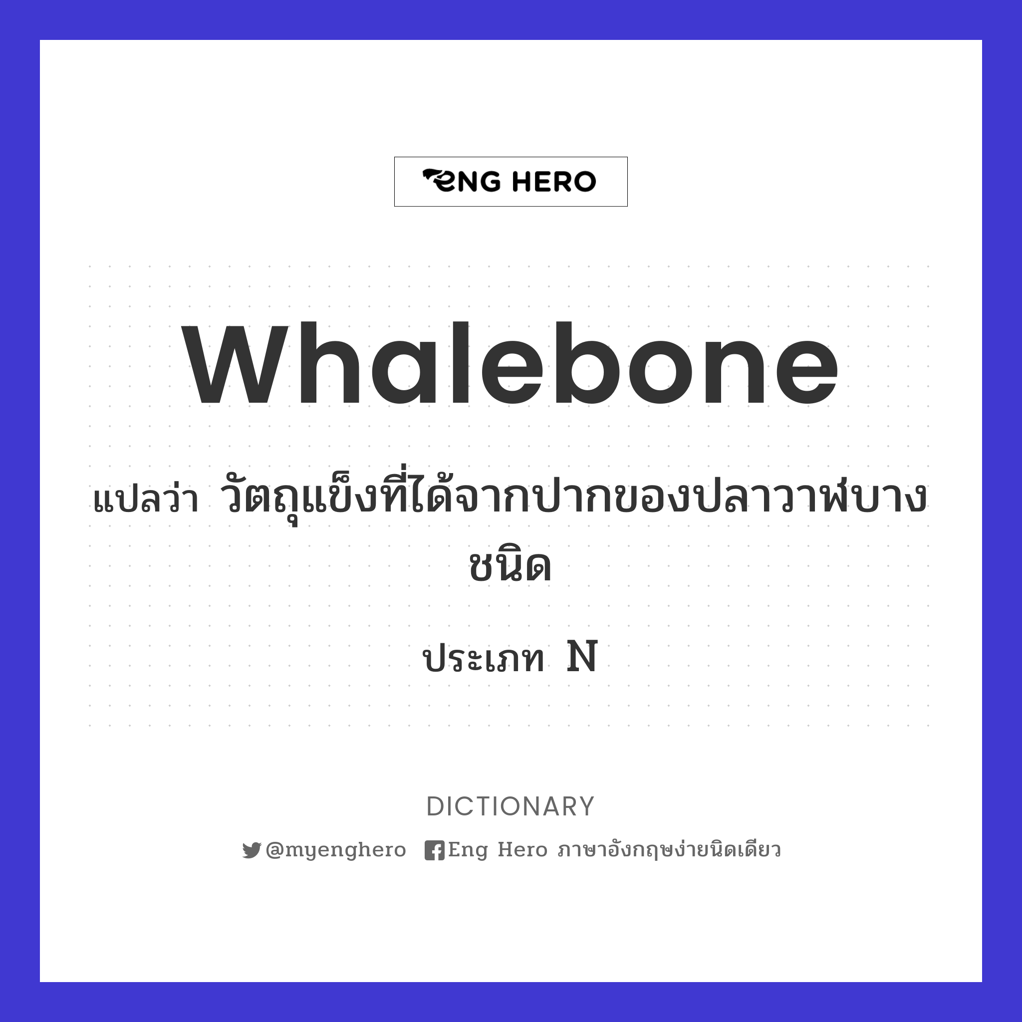 whalebone